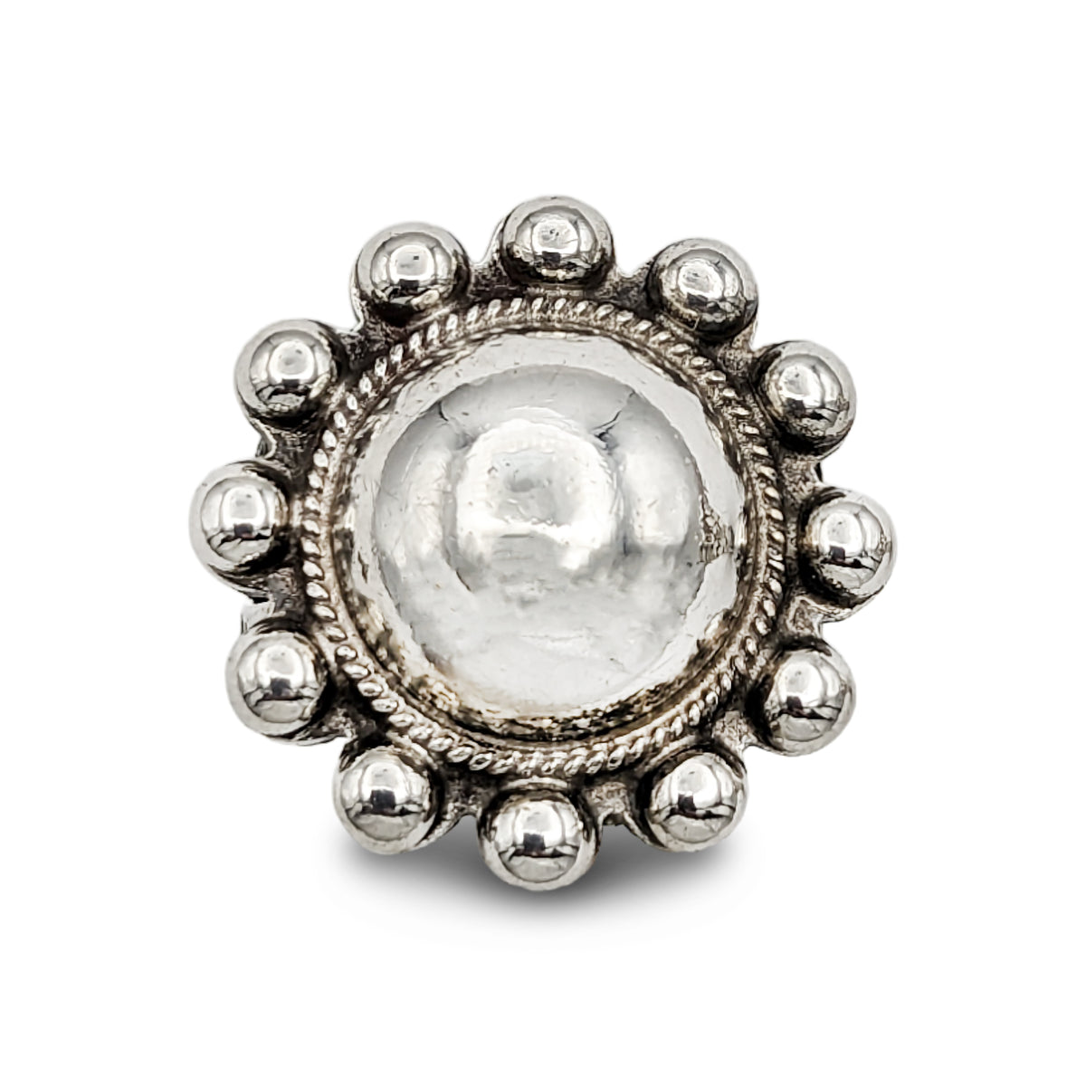 ヴィンテージ！Silver Round Dome リング Vintage Navajo Sterling Silver Dome Ring – Aurum Jewelers
