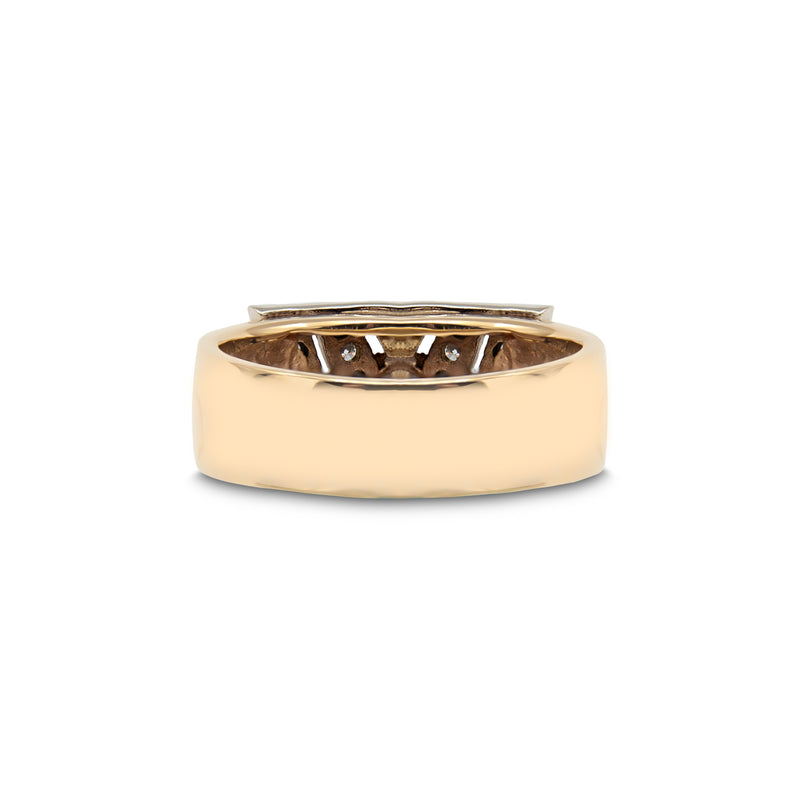 14 Karat Gold Pavé Set Diamond Band Ring