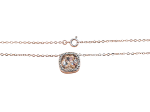 Morganite Rose Gold Pendant