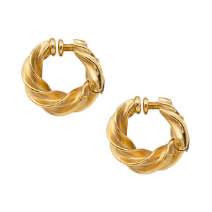 Tiffany & Co. Schlumberger Crazy Twist Bangle Earrings
