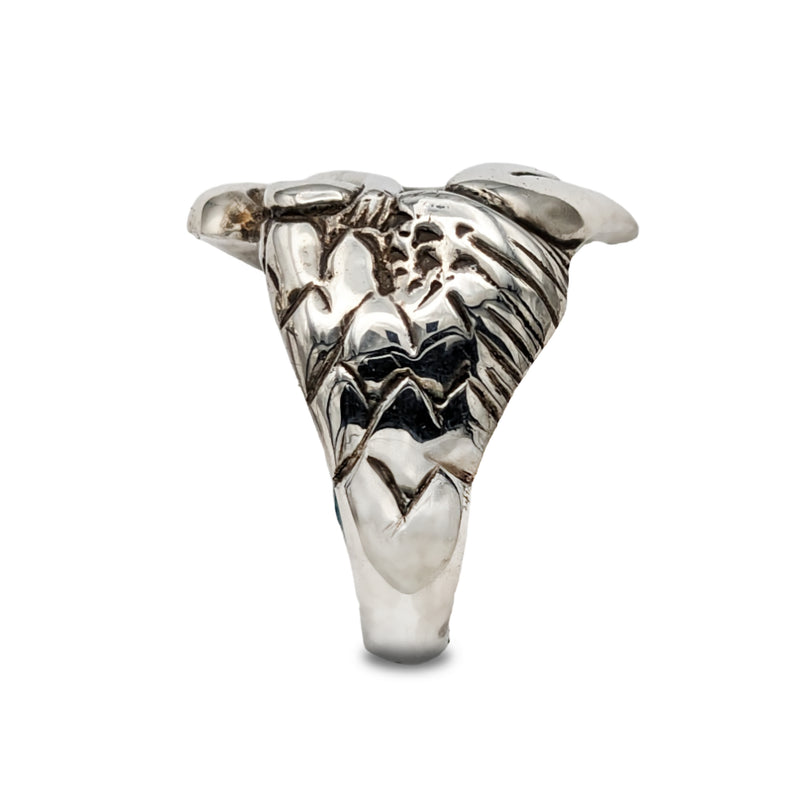 Sterling Silver Leda and Swan Ring