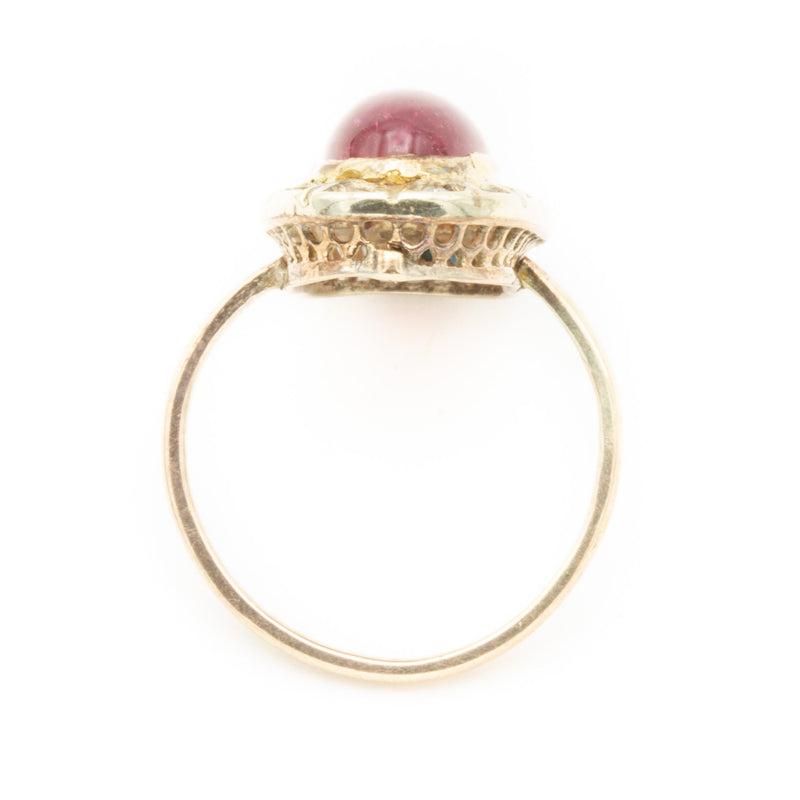Antique Pink Rubellite Tourmaline Ring