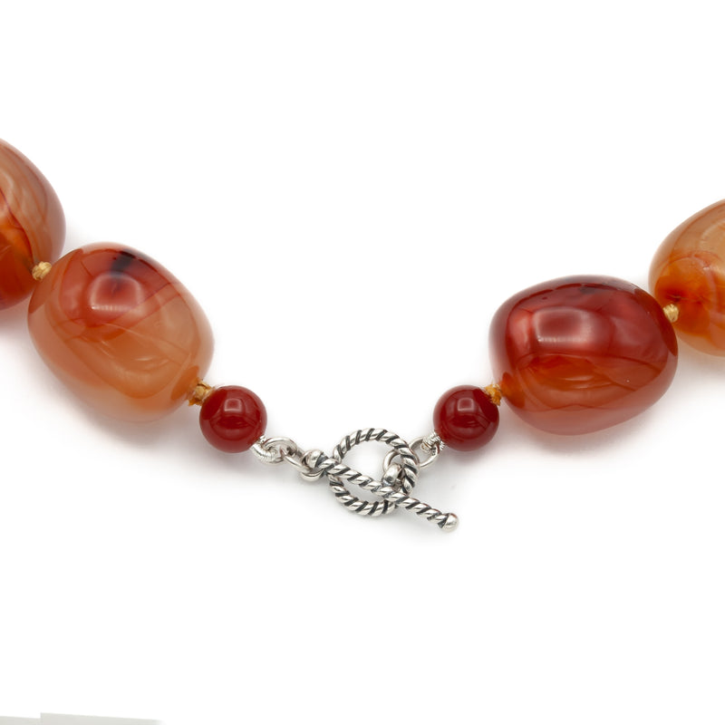 Banded Carnelian Necklace
