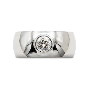 Custom Bezel set Diamond ring