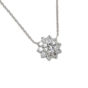Custom Platinum and Diamond Necklace