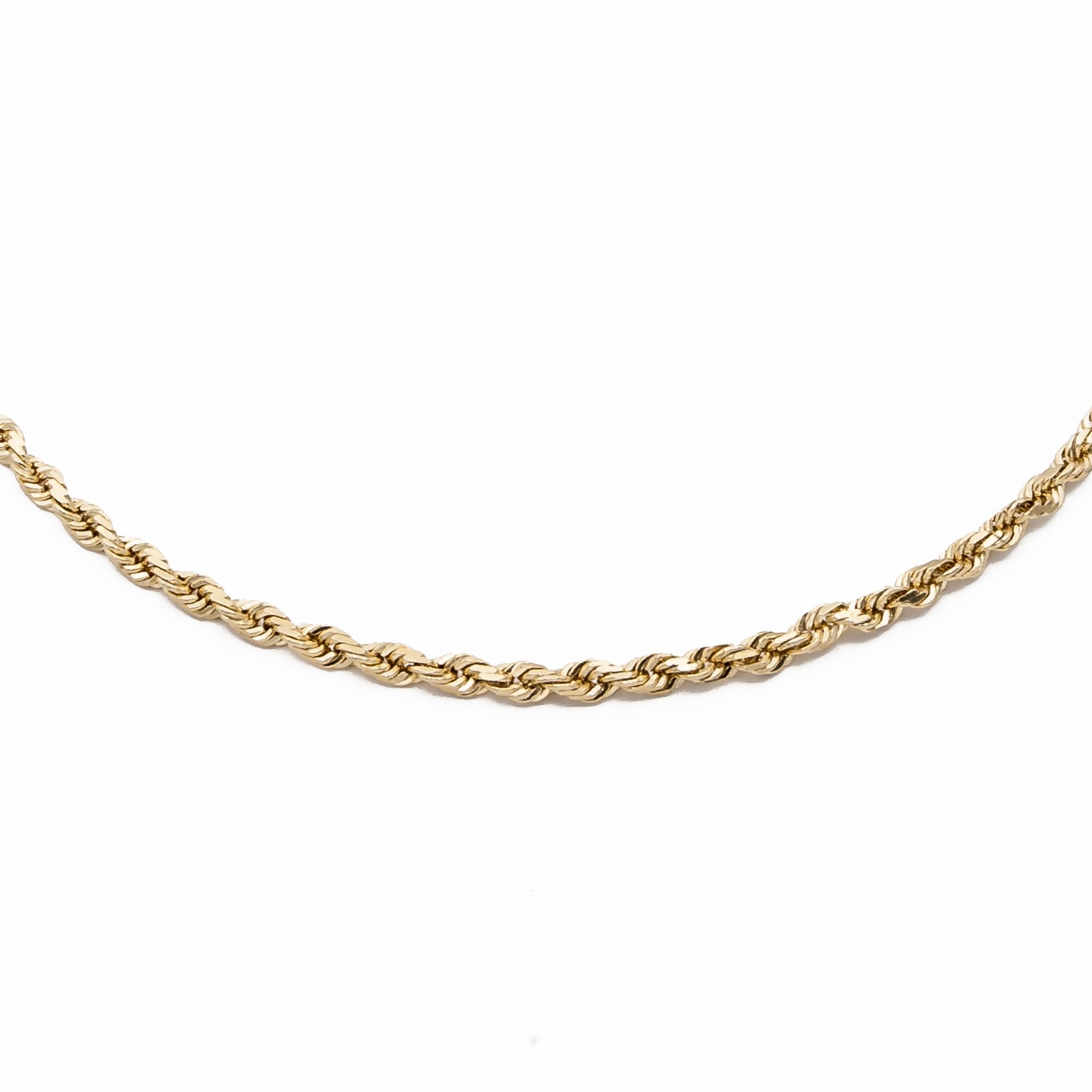 14 Karat Solid Gold Rope Chain – Aurum Jewelers