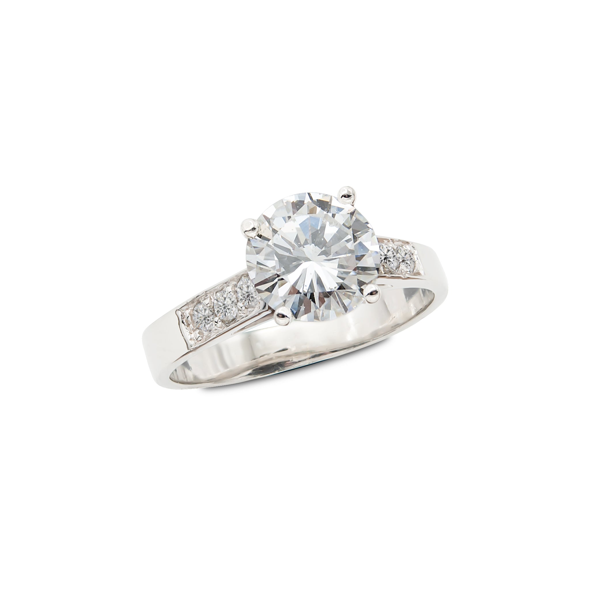Buy 1.95 Carat Hidden Halo Round Diamond Ring Engagement Ring 14 Karat Gold  Online in India - Etsy