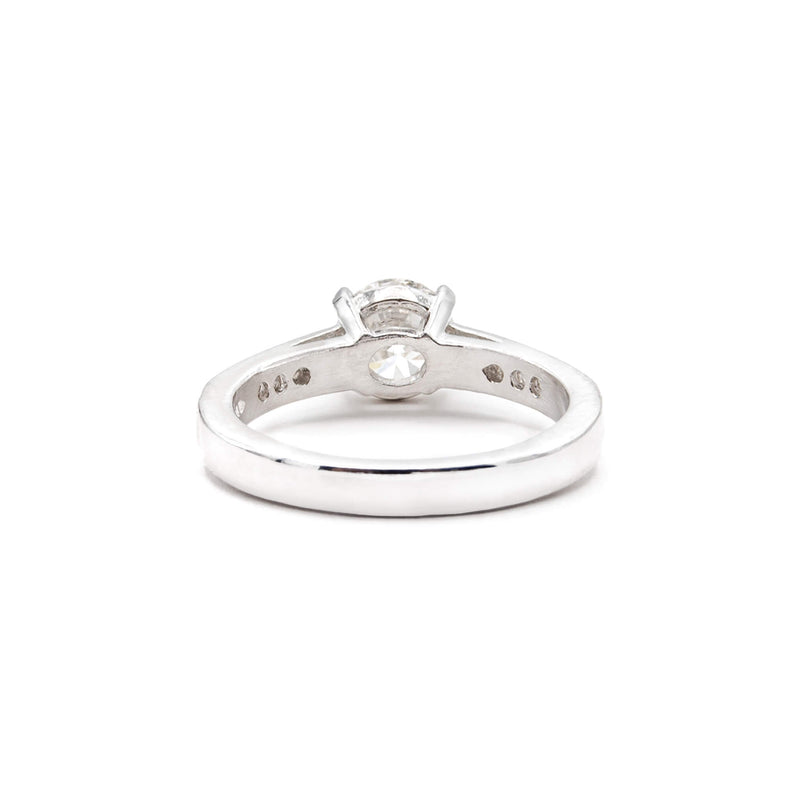 Timeless Brilliant Cut Diamond Platinum Engagement Ring