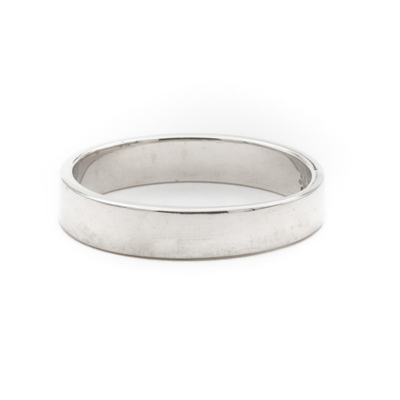Flat Square-Edged Band Ring