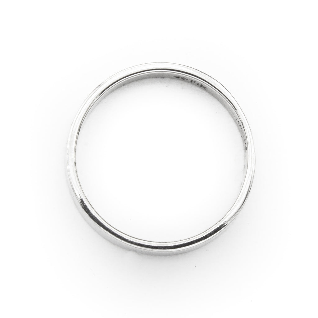 Flat Square-Edged Band Ring