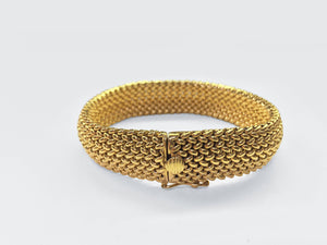 Woven Gold Bracelet