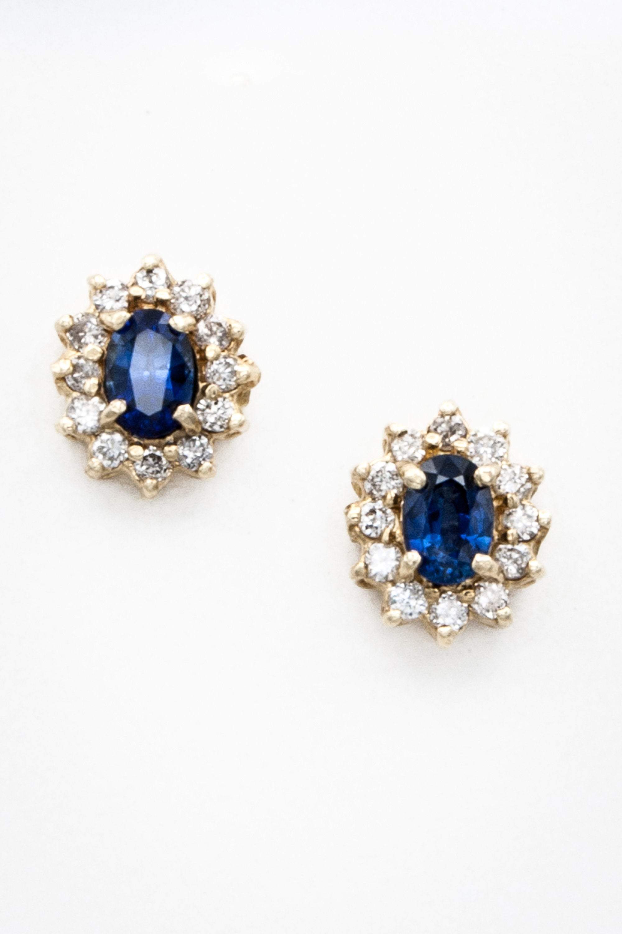 Bryan Beauties Oval Diamond Fashion stud Earrings 156926 - Bryan Jewelry