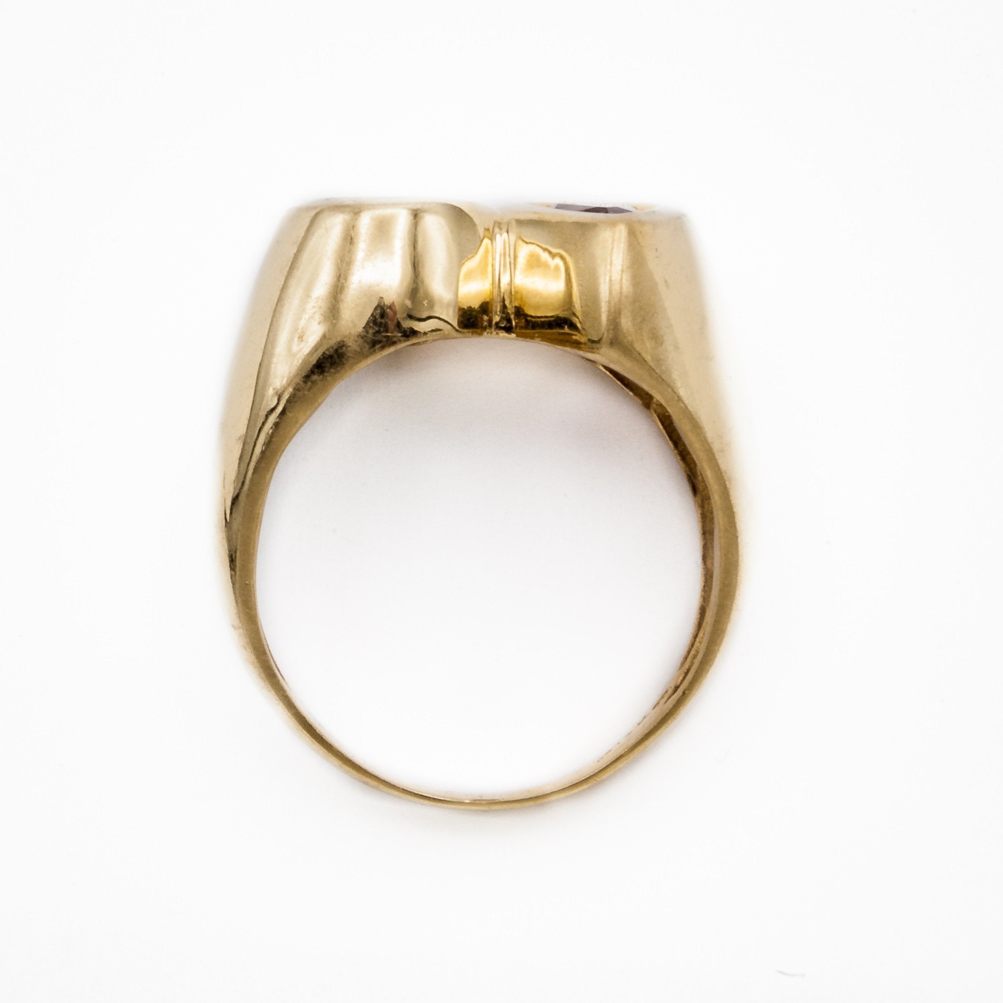 Rings - Full Diamond Sapphire Ring 18k Gold Bague or Jaune Bizuteria for Jewelry  Amethyst Anillos De Ring for Men fine 18K topaz Gemston (Gold): Buy Online  at Best Price in UAE -