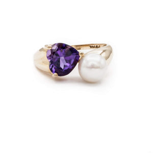 Pearl and Amethyst Ring