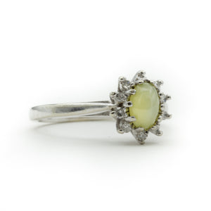 Mint Green Linde Star Sapphire Ring